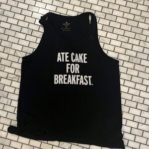 Kate Spade Ate Cake for Breakfast tank top size XS